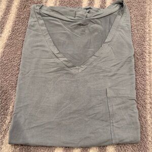 Gray V-Neck T-Shirt